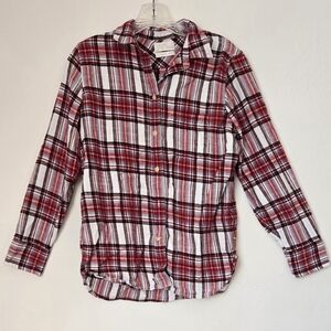 J Crew Plaid Long Sleeve Sz 4